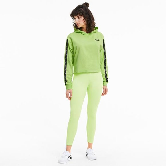 Puma Amplified Cropped Hoodie TR Sharp Green - Picture 5 of 5